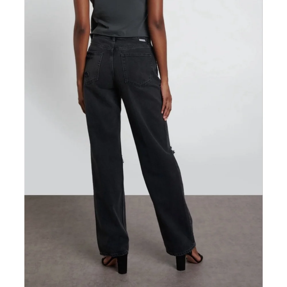 NEW with tags Boyish Black The Ziggy High-Rise Straight Leg Jeans Size 30